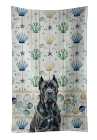 Cane Corso Coastal Sea Glass Kitchen Towel