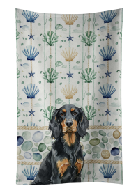 Gordon Setter Coastal Sea Glass Kitchen Towel
