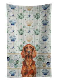 Irish Setter Coastal Sea Glass Kitchen Towel