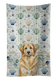 Sandy Leonberger Coastal Sea Glass Kitchen Towel