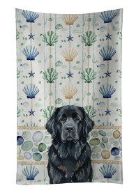 Black Newfoundland Coastal Sea Glass Kitchen Towel