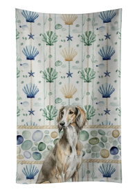 Grizzle Saluki Coastal Sea Glass Kitchen Towel