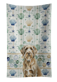 Spinone Italiano Coastal Sea Glass Kitchen Towel