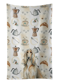 Afghan Hound Coffee Bar Kitchen Towel