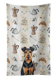 Airedale Terrier Coffee Bar Kitchen Towel