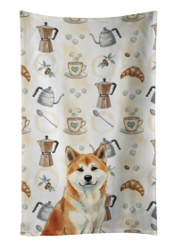 Red Akita Coffee Bar Kitchen Towel
