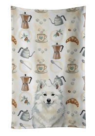American Eskimo Coffee Bar Kitchen Towel