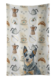 Blue Heeler Australian Cattle Dog Coffee Bar Kitchen Towel