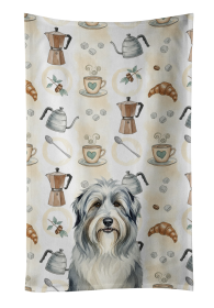 Bearded Collie Coffee Bar Kitchen Towel