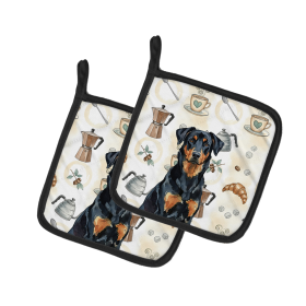 Beauceron Coffee Bar Pair of Pot Holders