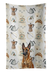 Mahogany Belgian Malinois Coffee Bar Kitchen Towel