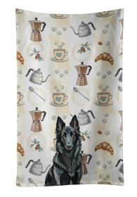Belgian Sheepdog Groenendael Coffee Bar Kitchen Towel