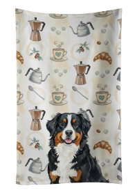 Bernese Mountain Dog Coffee Bar Kitchen Towel