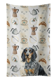 Bluetick Coonhound Coffee Bar Kitchen Towel