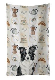 Border Collie Coffee Bar Kitchen Towel