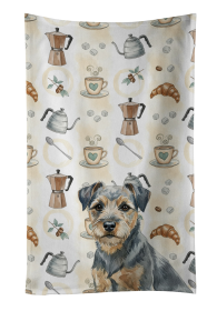 Blue and Tan Border Terrier Coffee Bar Kitchen Towel
