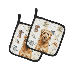 Tawny Briard Coffee Bar Pair of Pot Holders