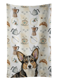 Brindle Cardigan Welsh Corgi Coffee Bar Kitchen Towel