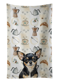 Black and Tan Chihuahua Coffee Bar Kitchen Towel