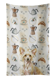 Hairless Palomino Chinese Crested Coffee Bar Kitchen Towel
