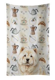 Cream Chow Chow Coffee Bar Kitchen Towel