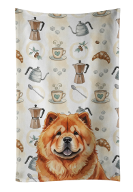 Red Chow Chow Coffee Bar Kitchen Towel