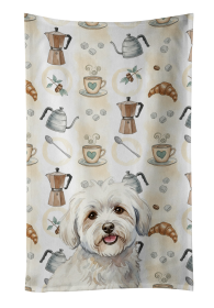 Coton de Tulear Coffee Bar Kitchen Towel