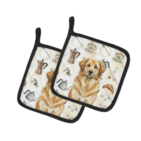 Sandy Leonberger Coffee Bar Pair of Pot Holders