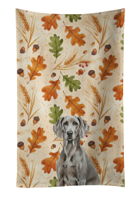 Weimaraner Heirloom Fall Kitchen Towel