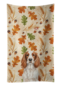Welsh Springer Spaniel Heirloom Fall Kitchen Towel