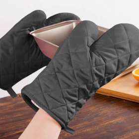Heat Resistant Thick Soft Kitchen Oven Glove Mitts