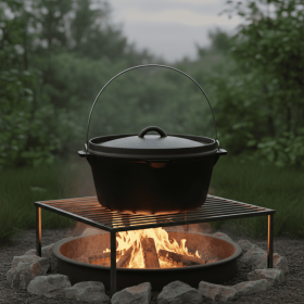 Cast Iron Dutch Oven Stock Pot