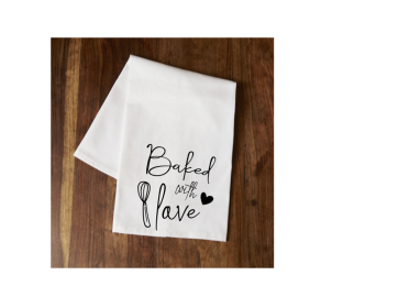 Baked with Love Tea Towel