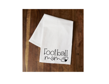 Football Mom Tea Towel