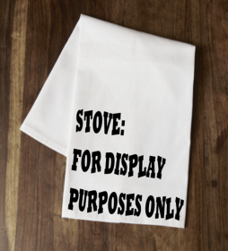 Stove: For Display Purposes Only Tea Towel