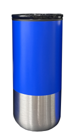 NEXGEN 16oz BLUE STAINLESS STEEL MUG WITH SS STRAW/SILICON TUBE
