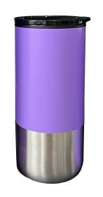 NEXGEN 16oz LILAC STAINLESS STEEL MUG WITH SS STRAW/SILICON TUBE
