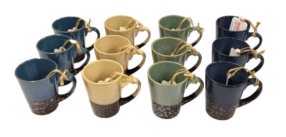 MARCELLE SINGLE 11OZ MUG GRANITE WITH HANGTAG