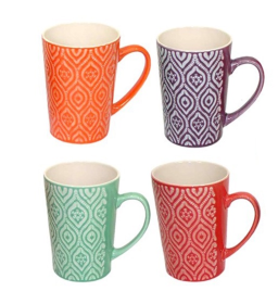 MARCELLE 1X16OZ MUG SET IN DISPLAY BOX IN 5-PLY BROWN BOX
