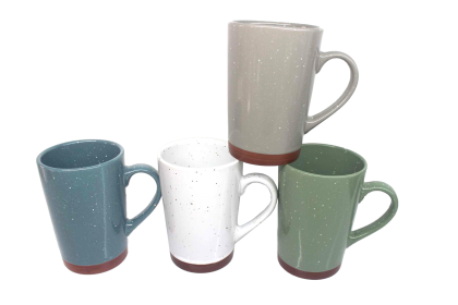 MARCELLE 4PC 17OZ MUG SET IN DISPLAY BOX In BROWN SHIPPING BOX
