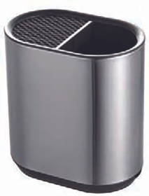 Cuisine Collection Countertop Kitchen Tools & Knife Holder, Fingerprint Resistant Matt Finish