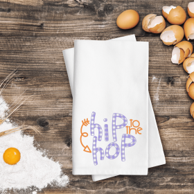 Hip to the Hop Easter Kitchen Towel
