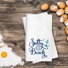 Salty Beach Kitchen Towel