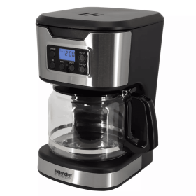 Programmable Coffee Maker with Stainless Steel Accents
