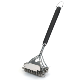 BBQ Grill Cleaning Brush Stainless Steel Barbecue Cleaner Scraper