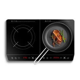 4000W Induction Cooktop Portable Double Induction Cooker