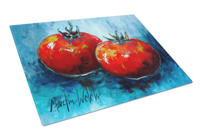 Vegetables Glass Cutting Board Large