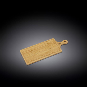LONG SERVING BOARD WITH HANDLE 19.7" X 7.9" | 50 X 20 CM