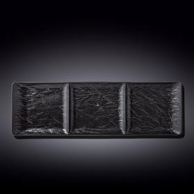 RECTANGULAR 3 SECTION DISH 16" X 5" | 40.5 X 13 CM