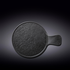 ROUND SERVING DISH WITH HANDLE 12" X 8.5" | 30.5 X 21.5 CM